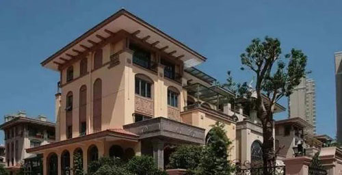 在農(nóng)村小別墅用真石漆裝修外墻，效果圖美絕了